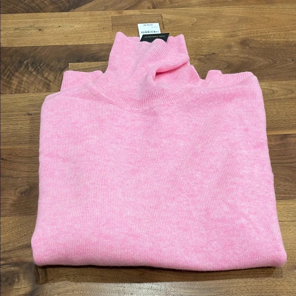 Charter Club Luxury 100% Cashmere Pink Turtleneck Sweater NWT XL - Picture 2 of 6